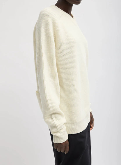 Cardigan Stitch V-Neck Easy Pullover