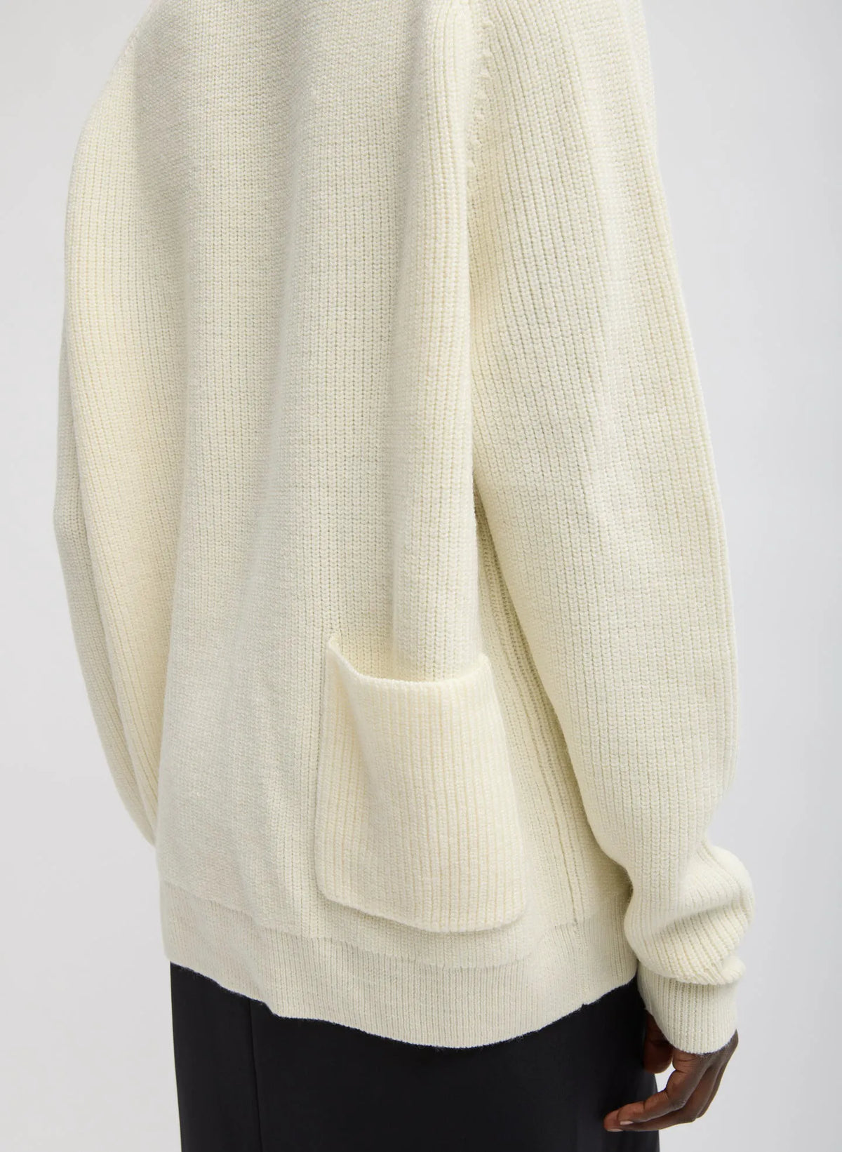 Cardigan Stitch V-Neck Easy Pullover