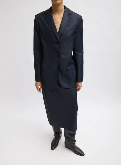 Eco Nylon Midi Trouser Skirt
