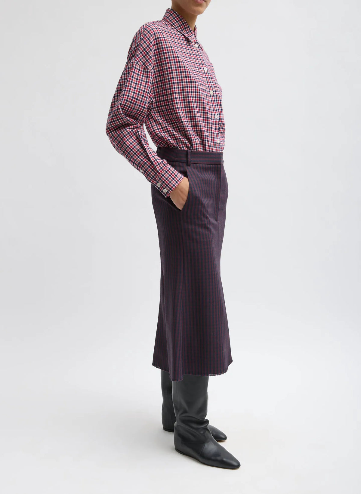 Flannel Menswear Shirting Oversized Shirt