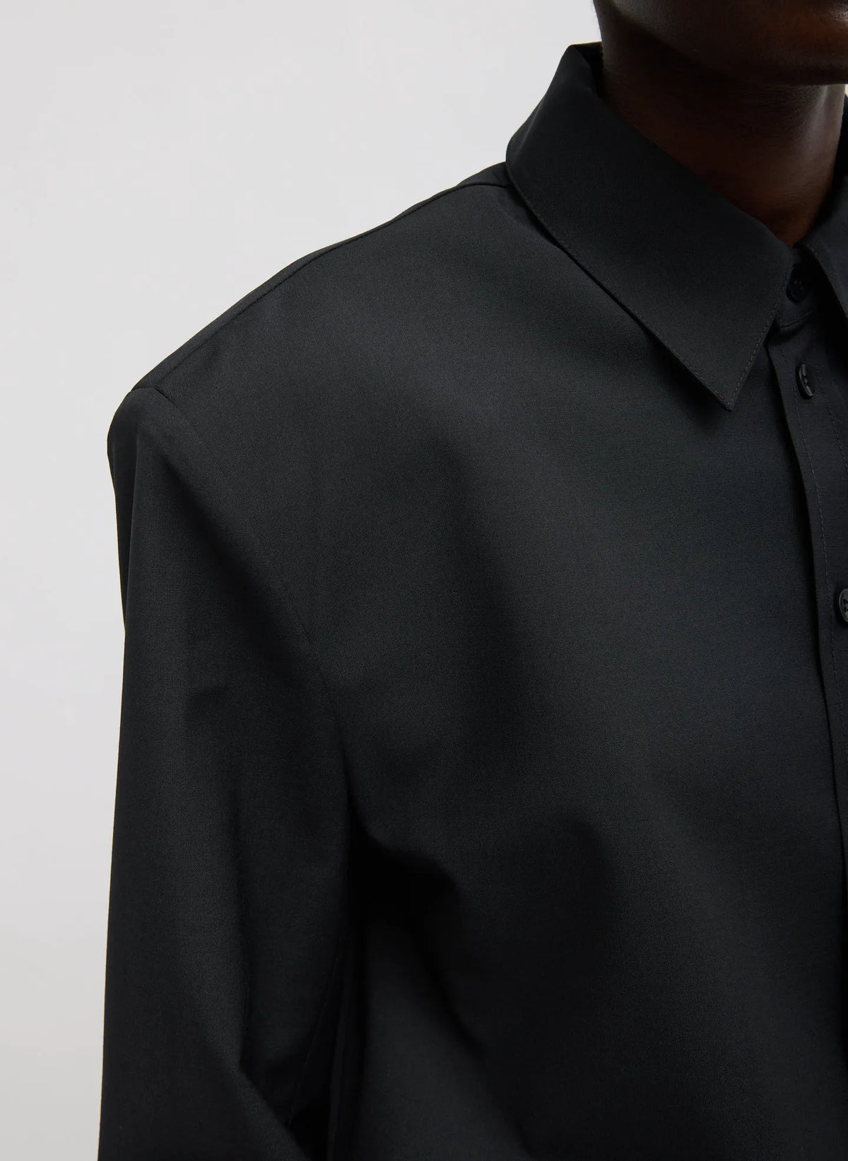 Recycled Tropical Wool Detached Shirt