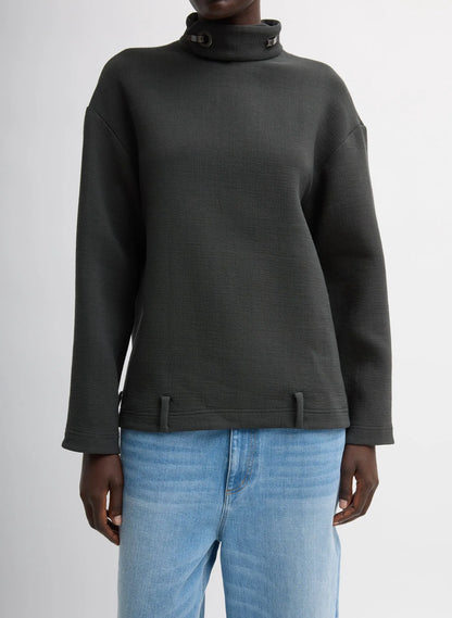Wool Crepe Fontaine Tunic Top