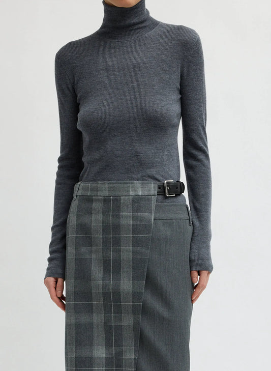 Feather Weight Ribbed Turtleneck
