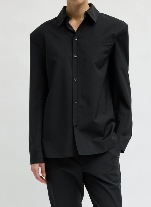 Recycled Tropical Wool Detached Shirt