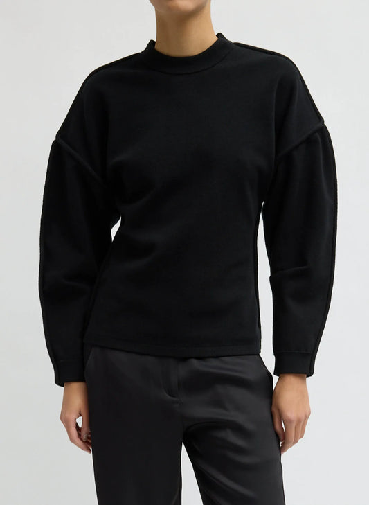 Sculpted Wool Fitted Sweater