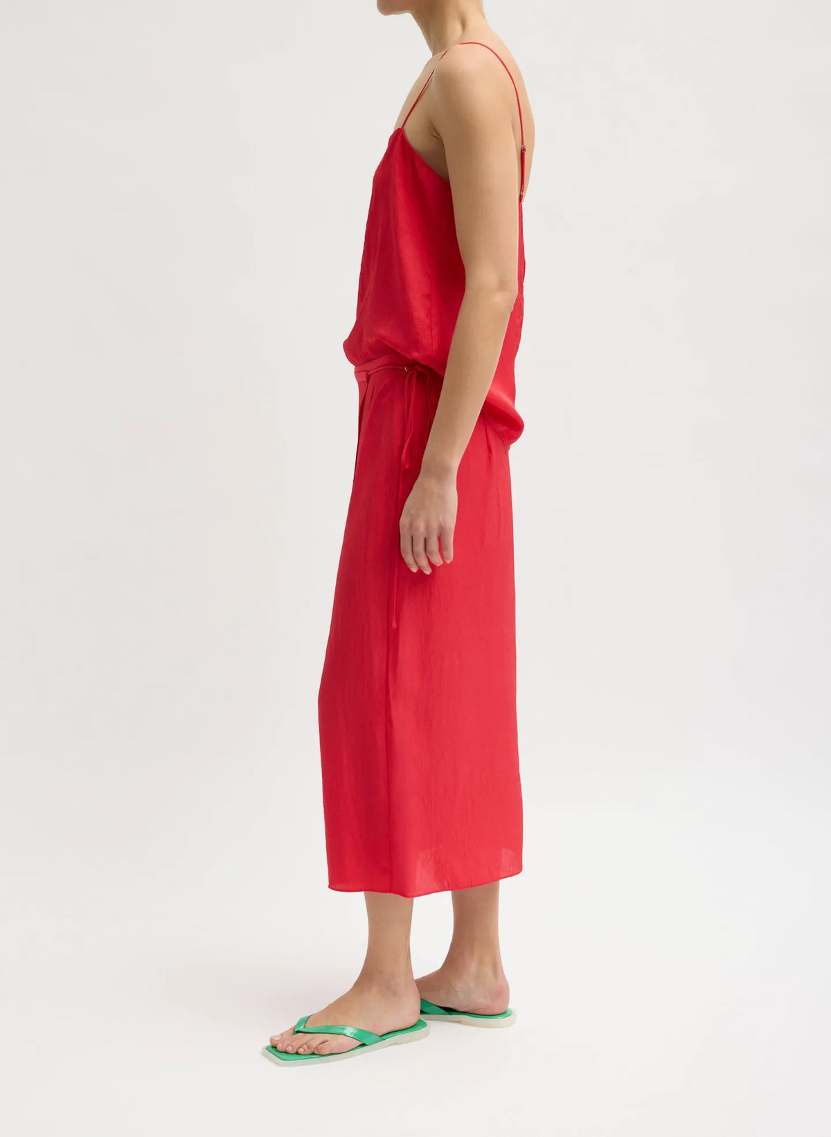 Summer Slip Wrap Skirt