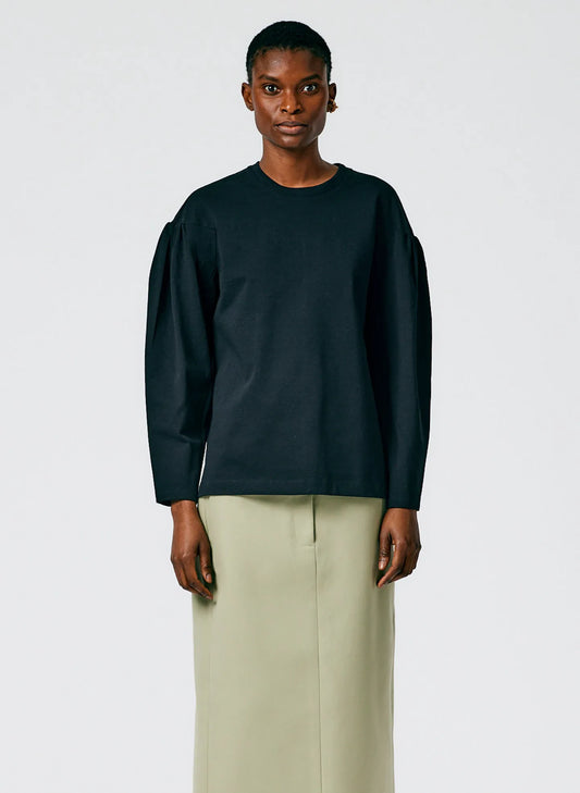 Punto Milano Puff Sleeve Sweatshirt