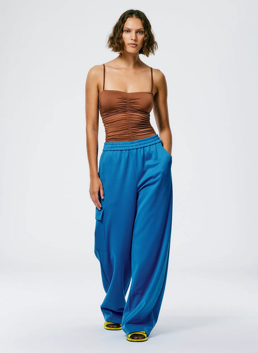 Active Knit Wide Leg Pull On Pant