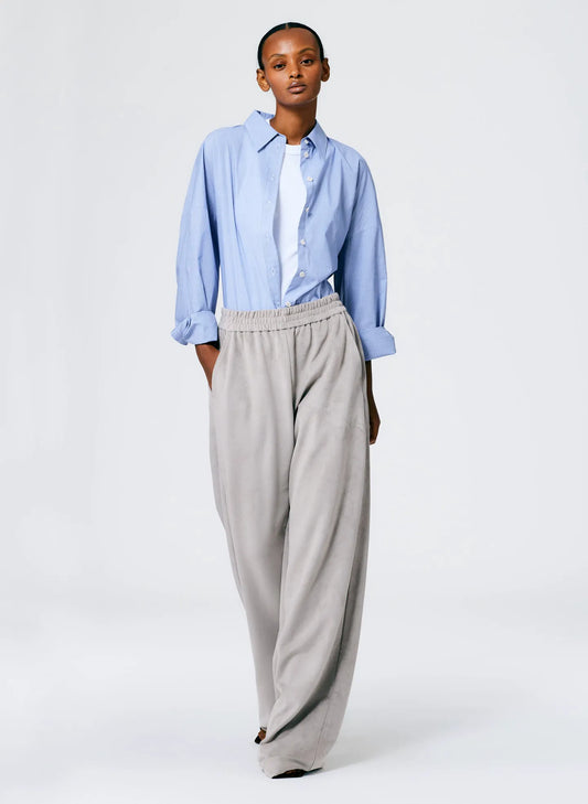Ultrasuede Wide Leg Pull On Pant