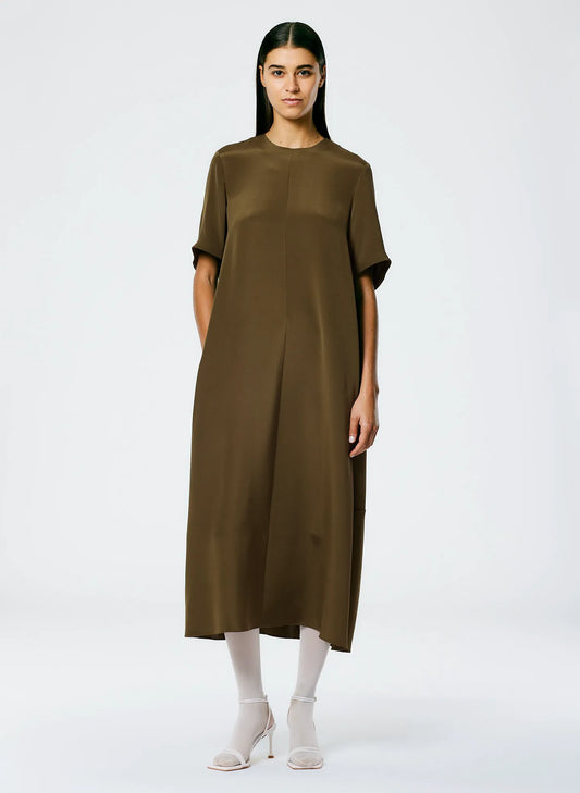 4 Ply Silk T-Shirt Dress
