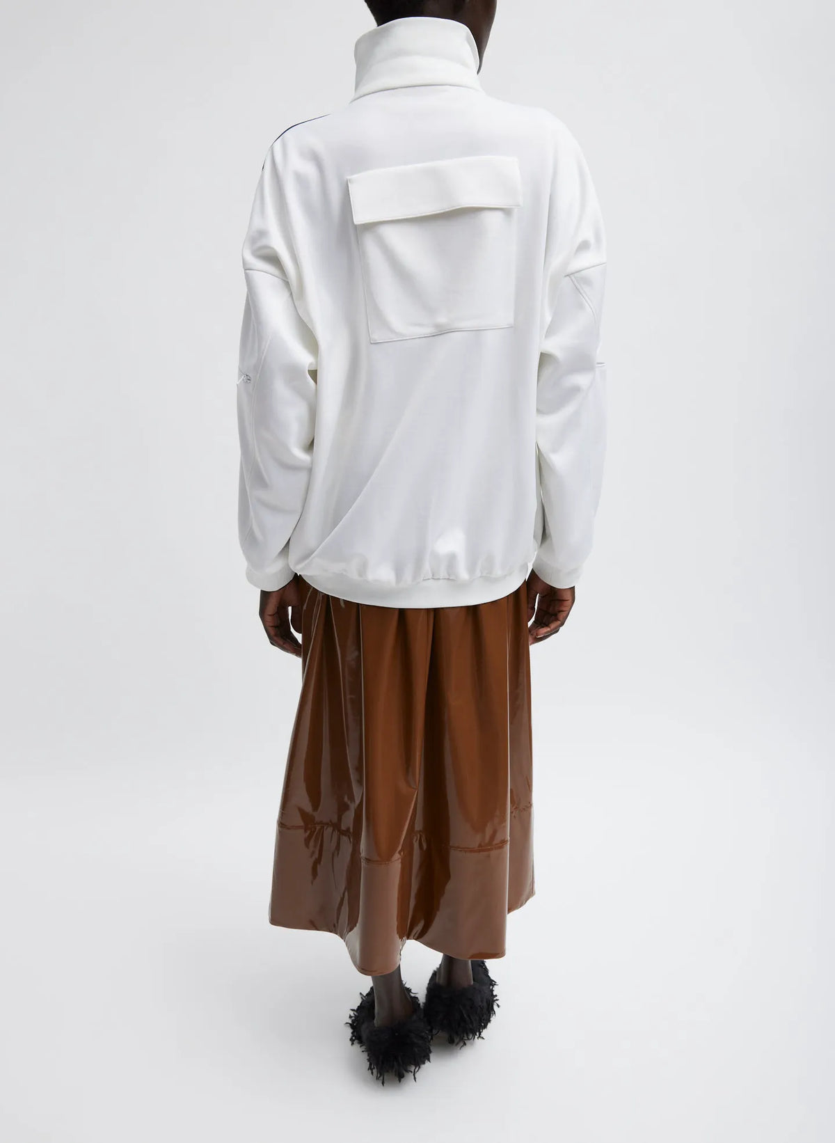 Active Knit Zipper Detailed Track Jacket