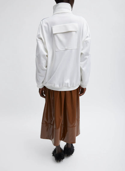 Active Knit Zipper Detailed Track Jacket