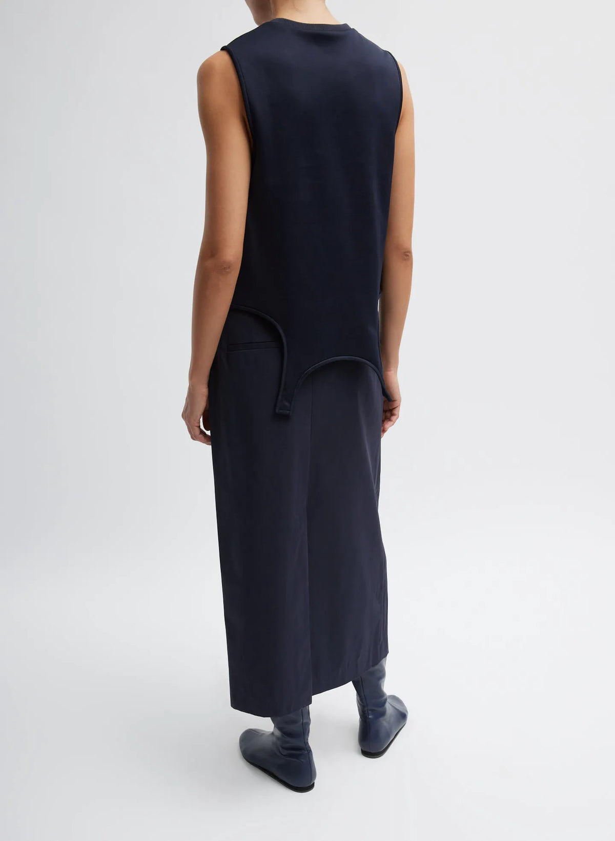 Bio Twill Triple Pleat Skirt