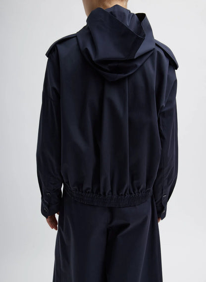 Bio Twill Bomber Jacket With Removable Corduroy Collar