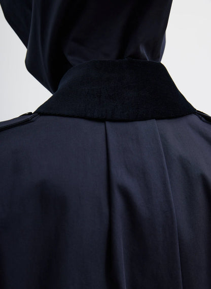 Bio Twill Bomber Jacket With Removable Corduroy Collar