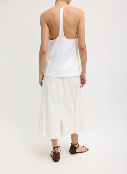 Chino Convertible Pleated Skirt