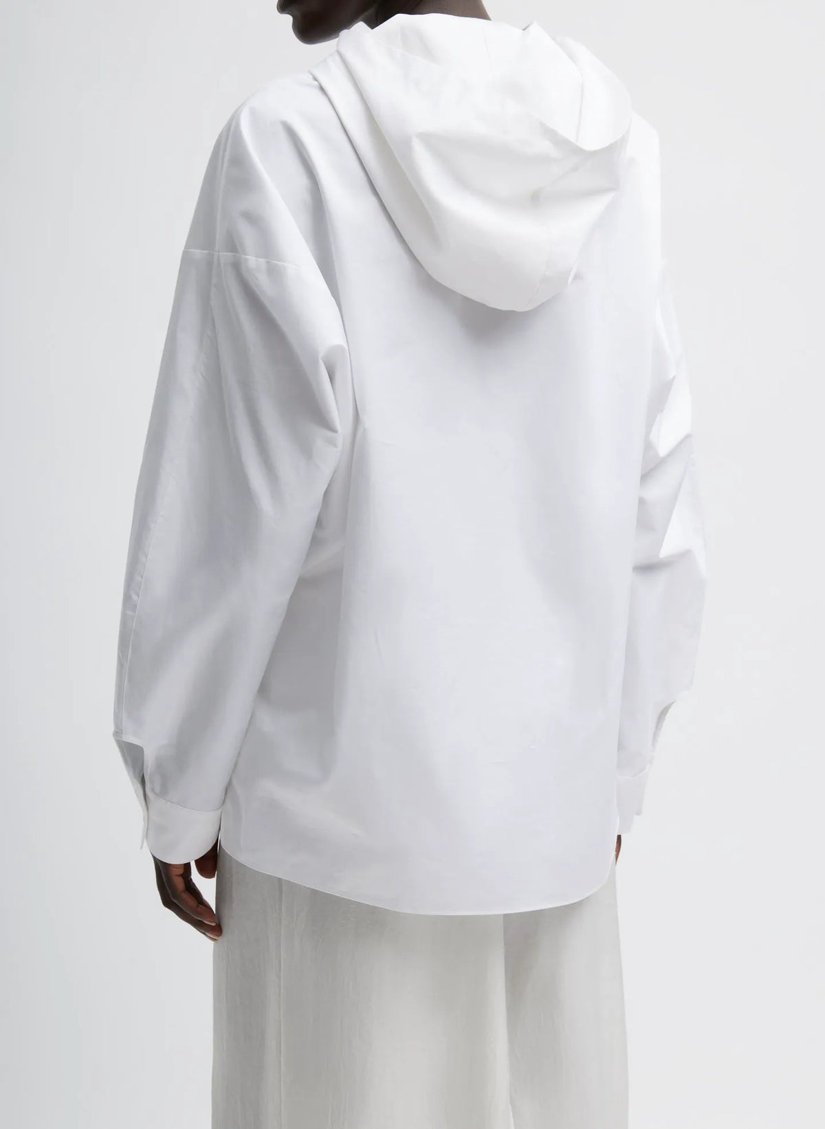 Eco Poplin Hooded Shirt