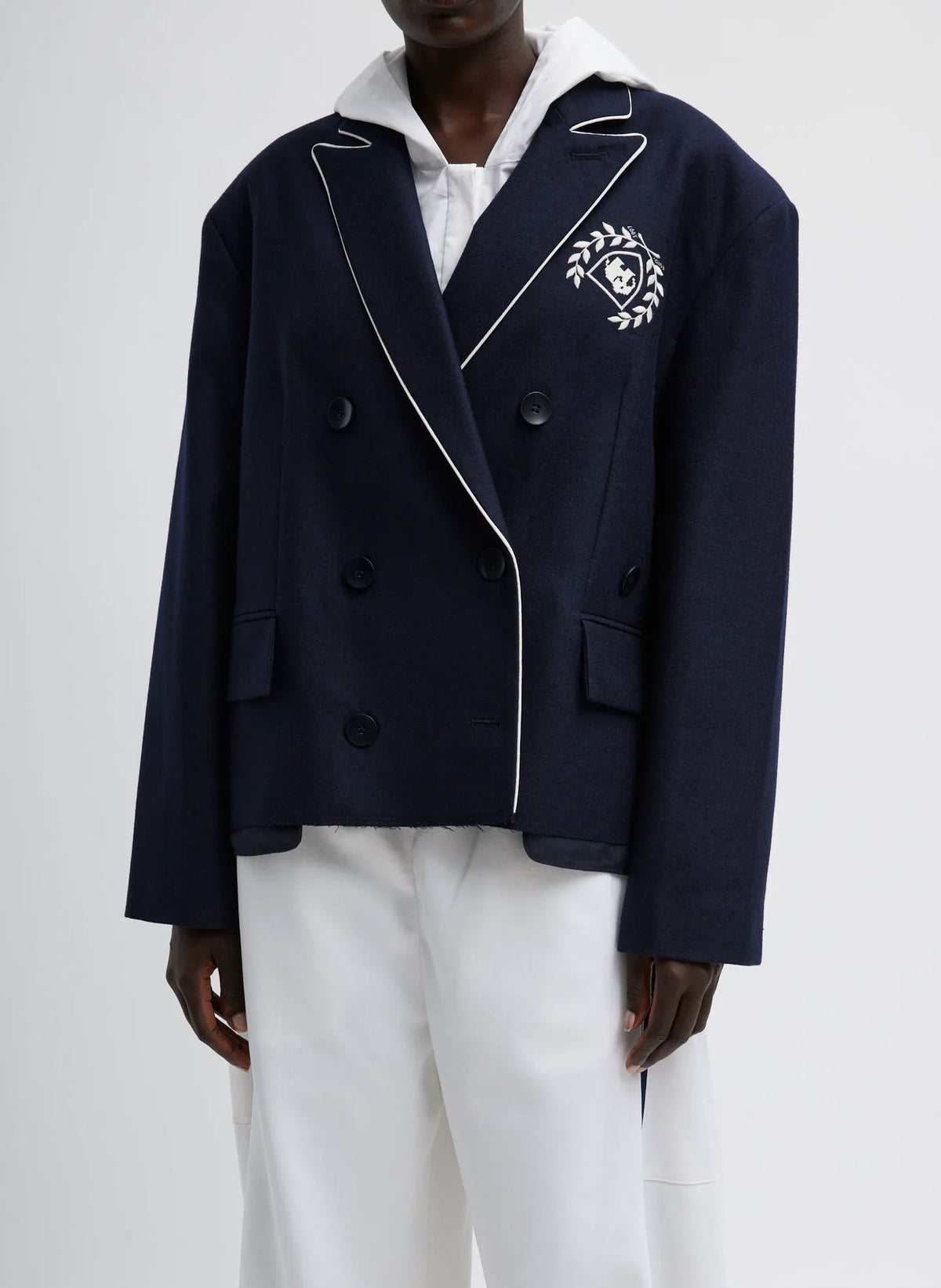 Superfine Wool Flannel Rene Blazer
