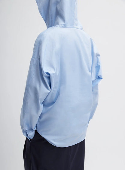 Oxford Shirting Hooded Shirt