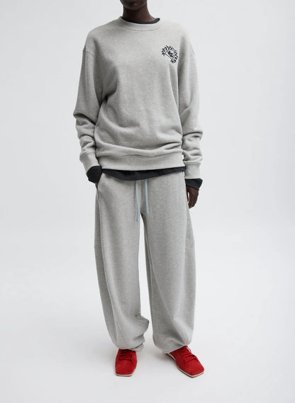 Embroidered Patch Sweatshirt