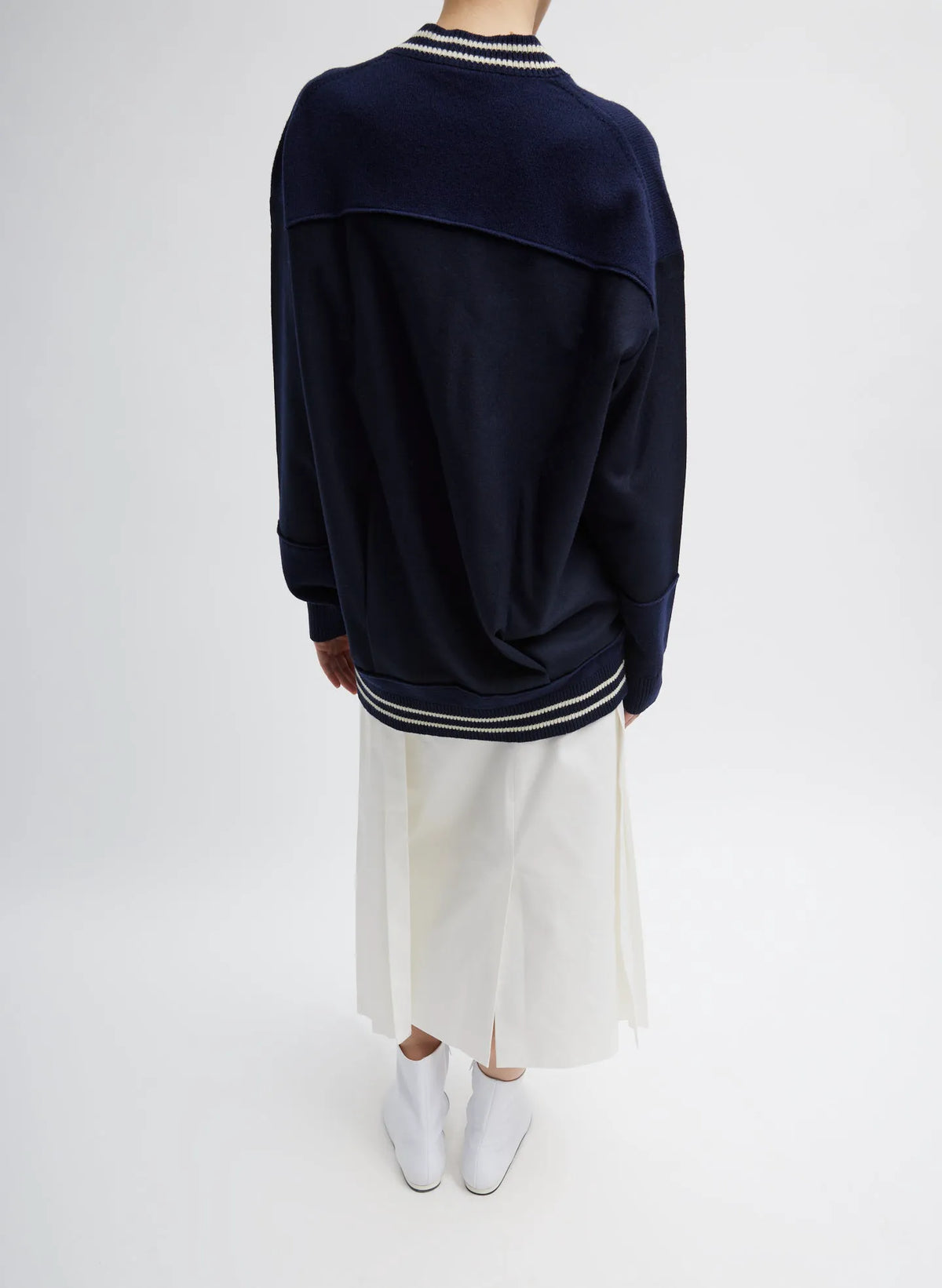 Tilden Deep V-Neck Tennis Sweater