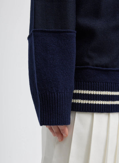Tilden Deep V-Neck Tennis Sweater