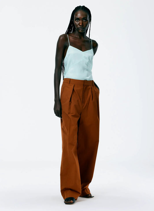 Arun Suiting Asymmetrical Pleat Stella Pant
