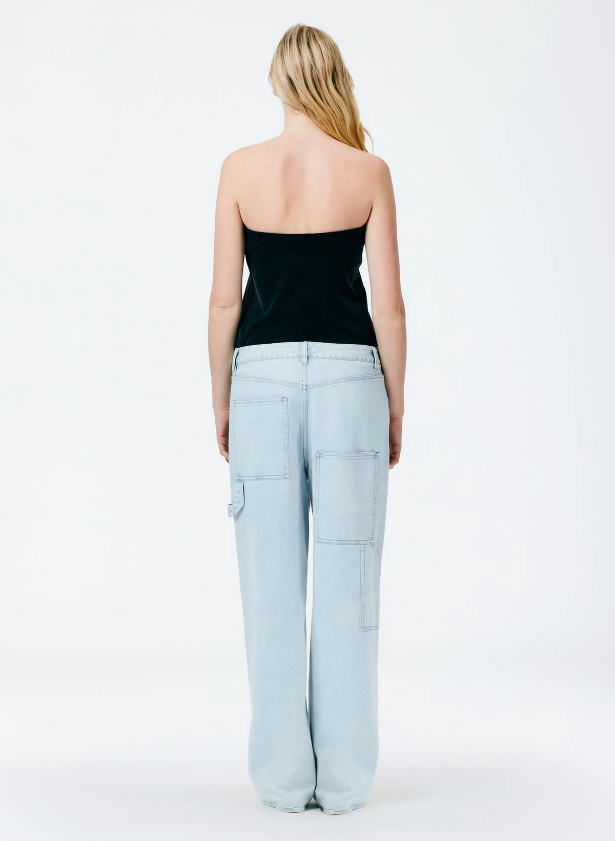Deeba Cupro Strapless Convertible Top