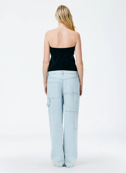 Deeba Cupro Strapless Convertible Top