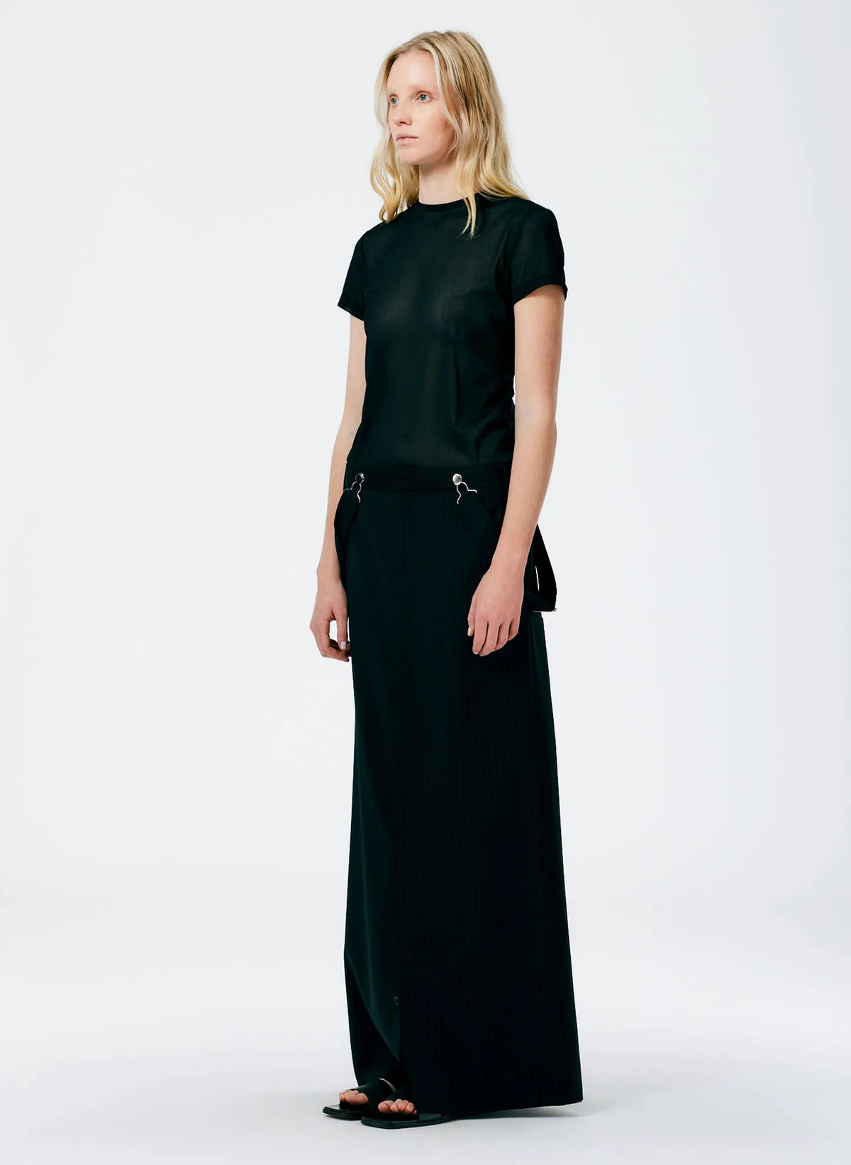 Dominic Pinstripe Overall Skirt