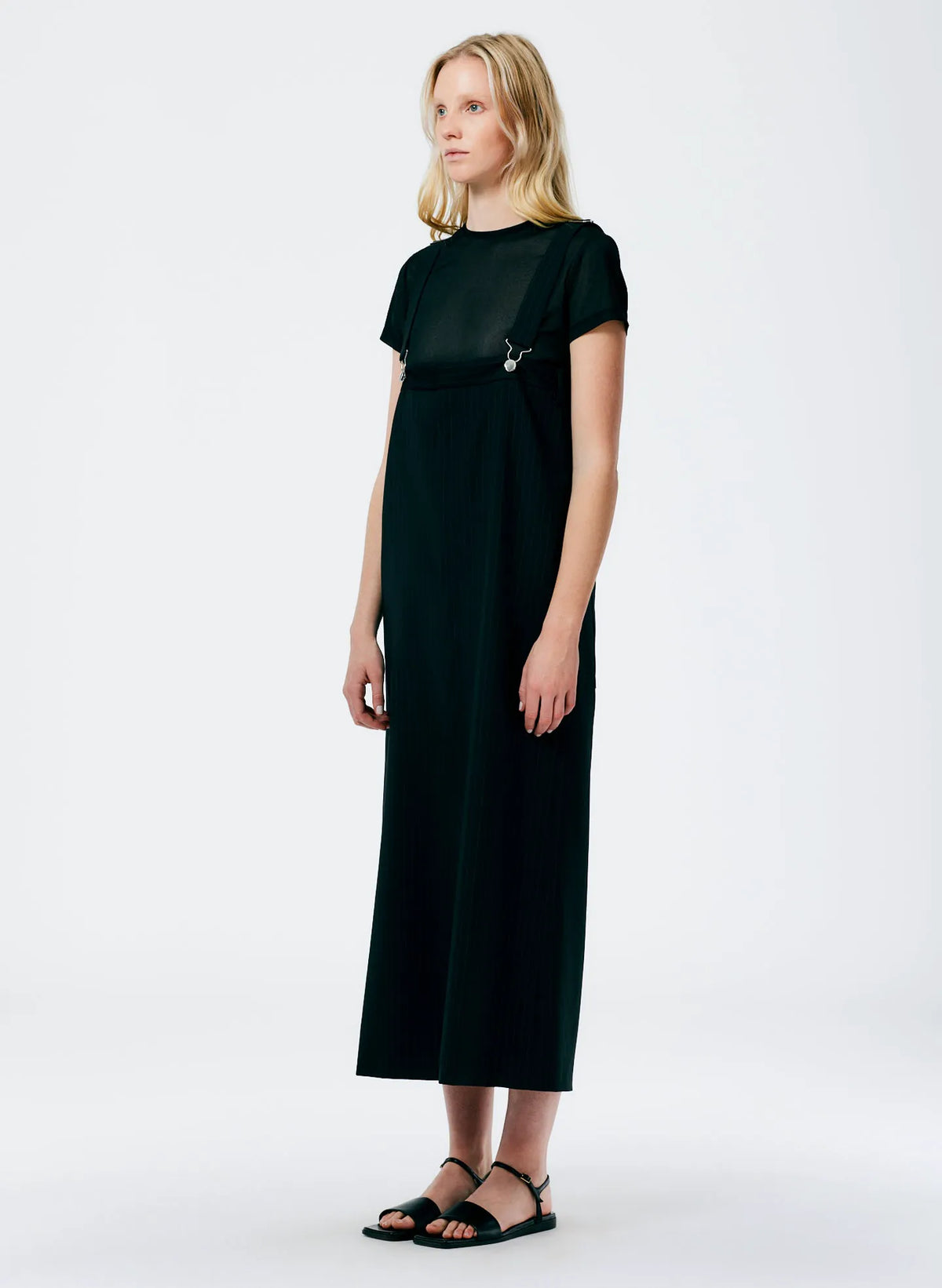 Dominic Pinstripe Overall Skirt