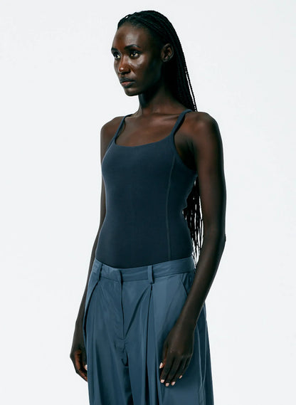 Ribbed T-Shirt Racerback Bodysuit