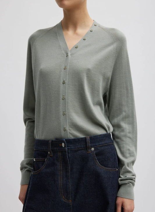 Cashmere Silk Blend Slim Cardigan