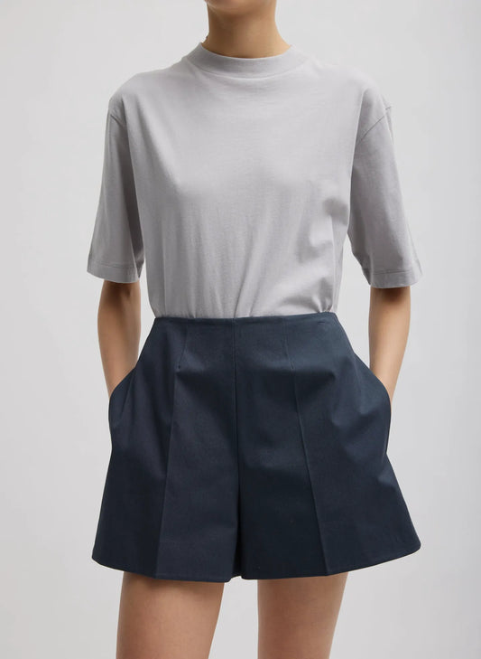 Oliver Cotton Stretch Tricotine Structured Shorts