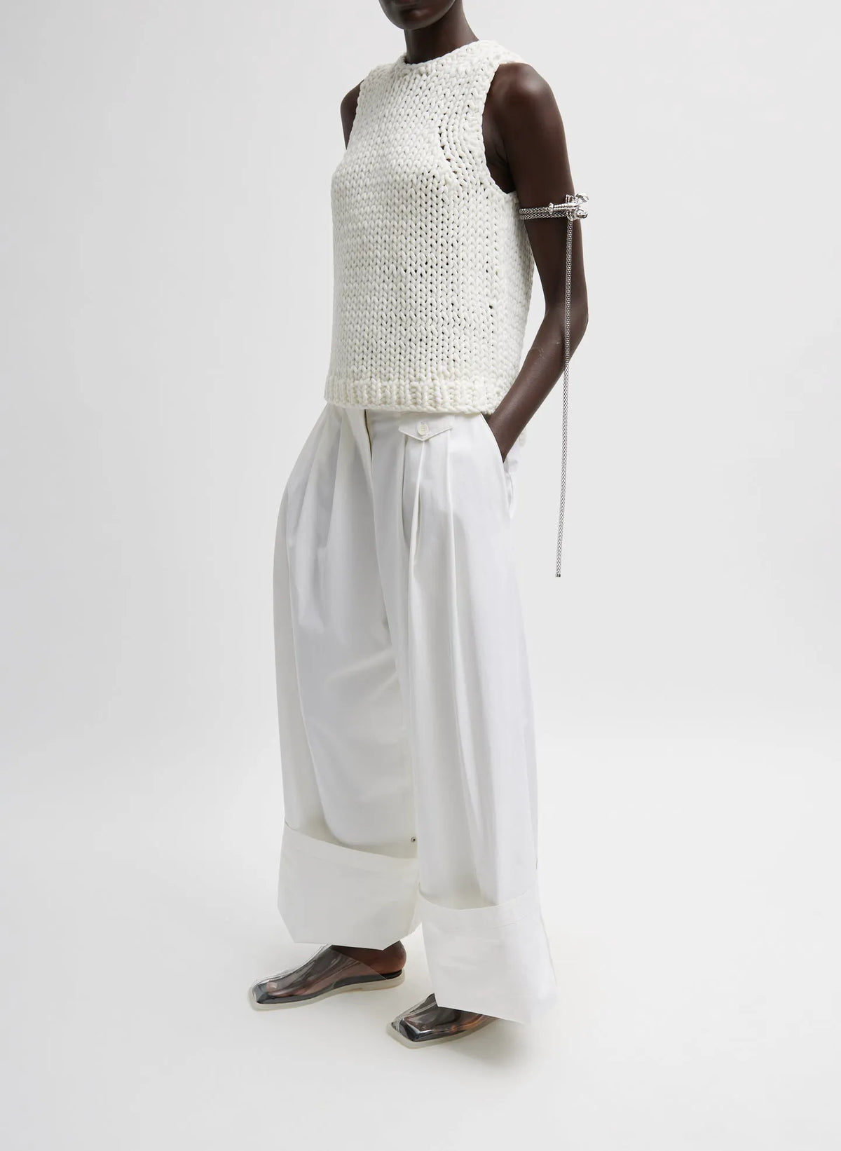 Bio Twill Triple Pleat Pant