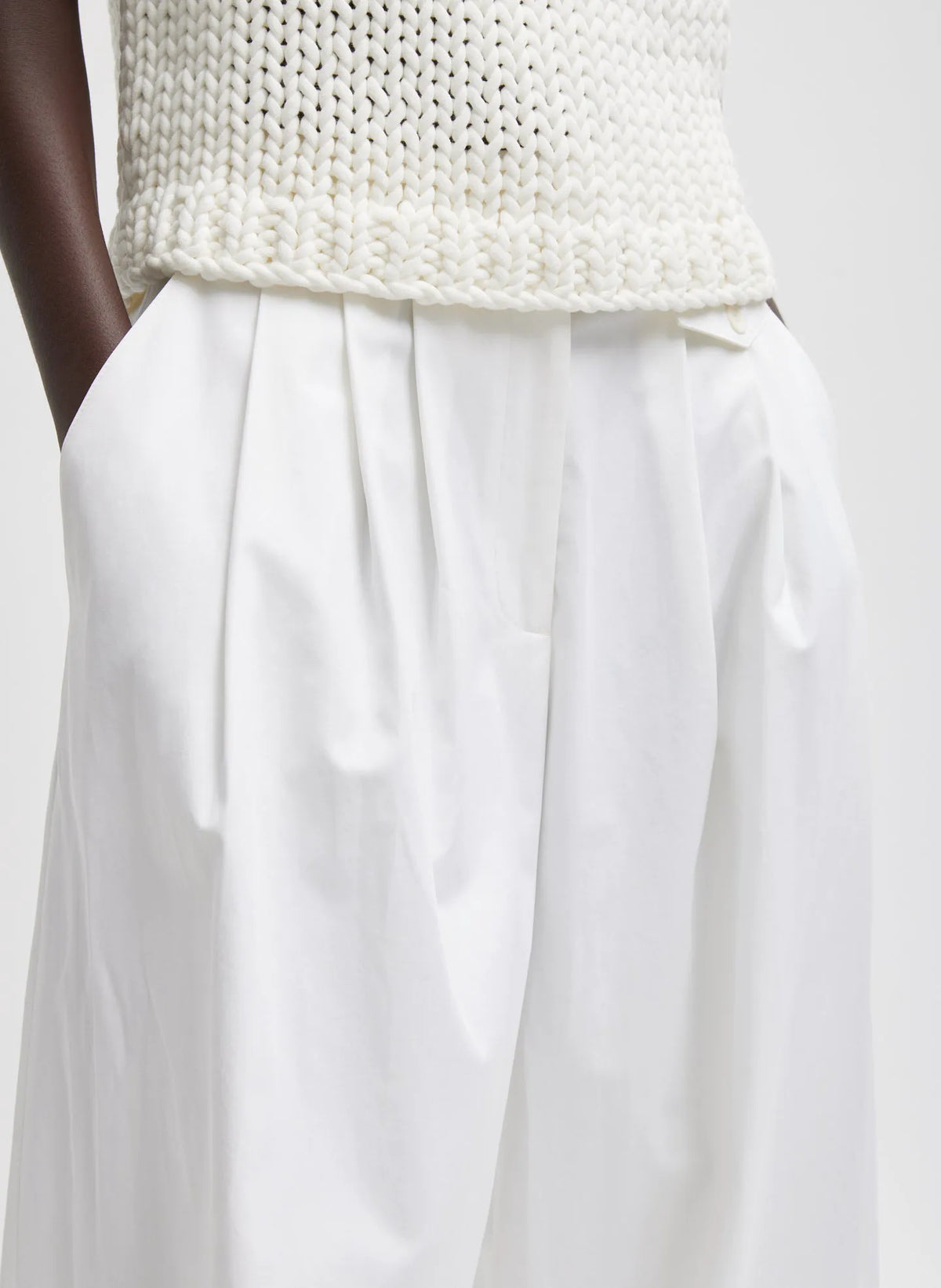 Bio Twill Triple Pleat Pant