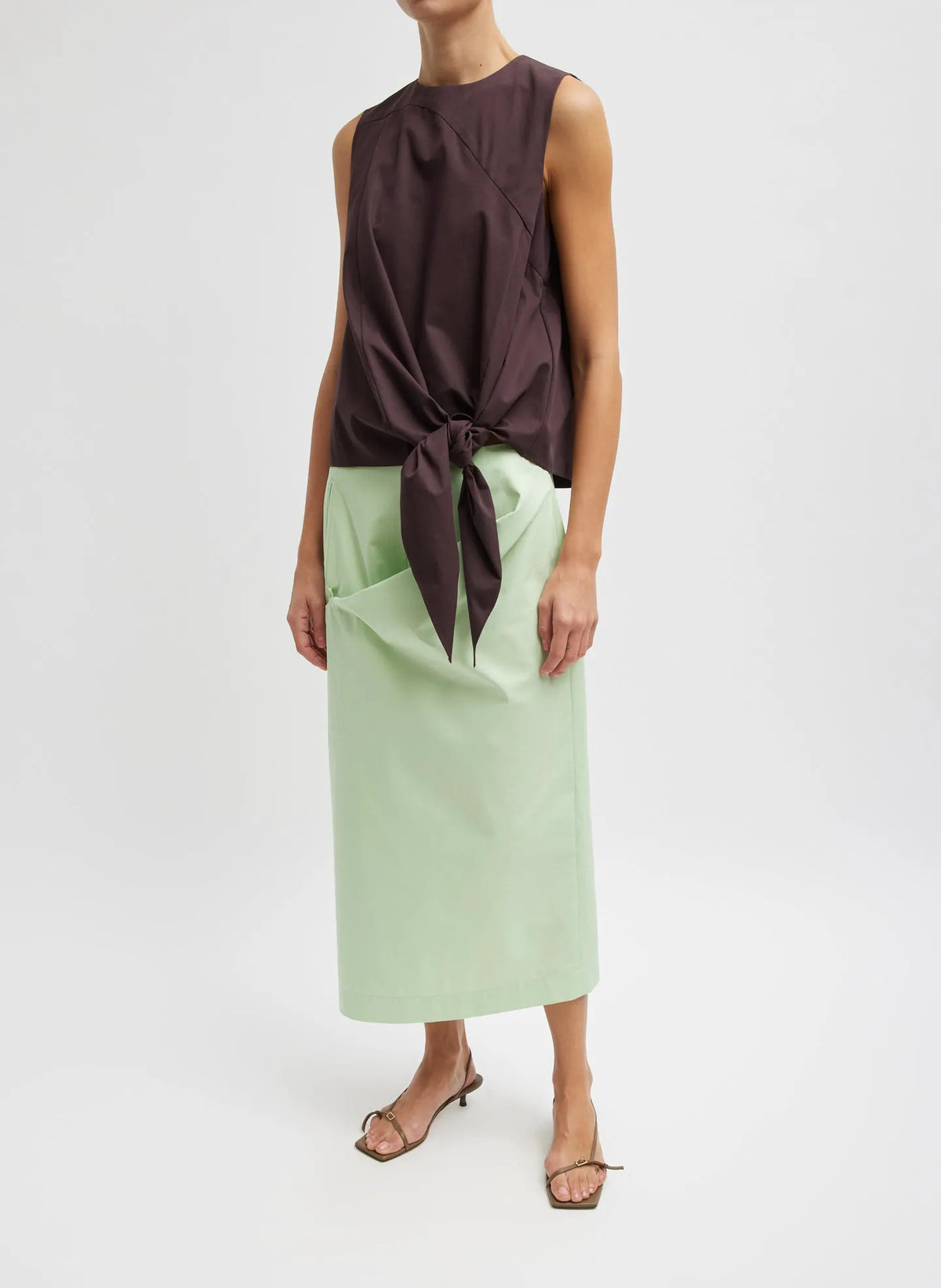 Bio Twill Easy Tie Top