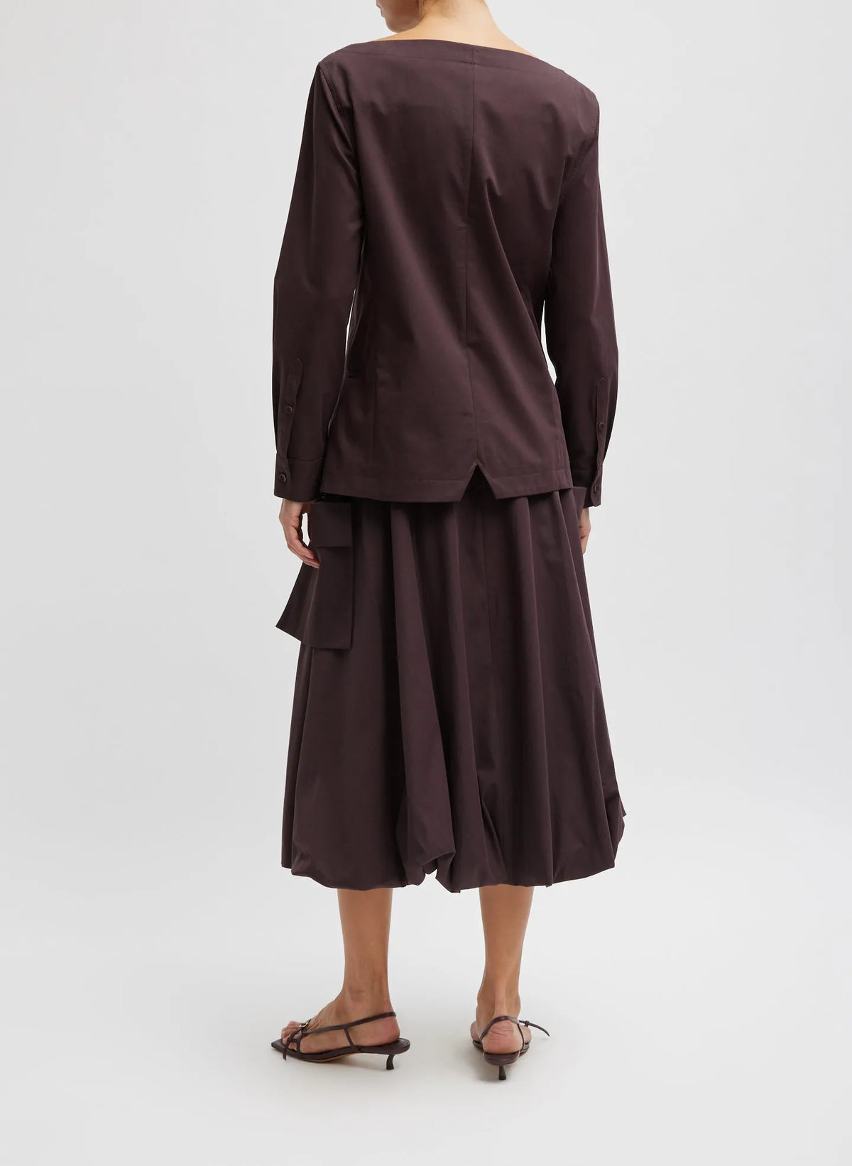 Bio Twill Boatneck Shirt Jacket