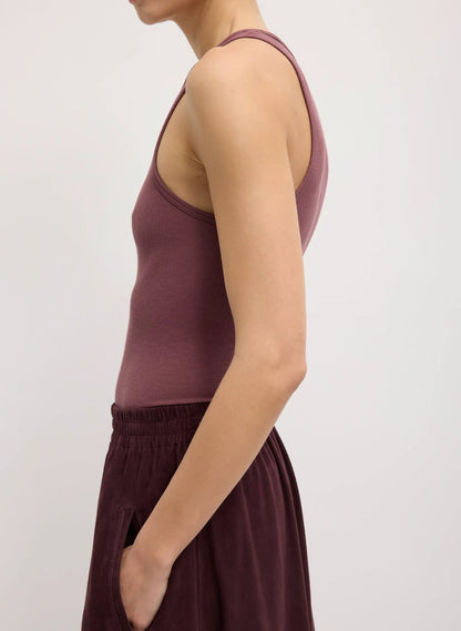 Cassiterite Suede Pull On Full Skirt