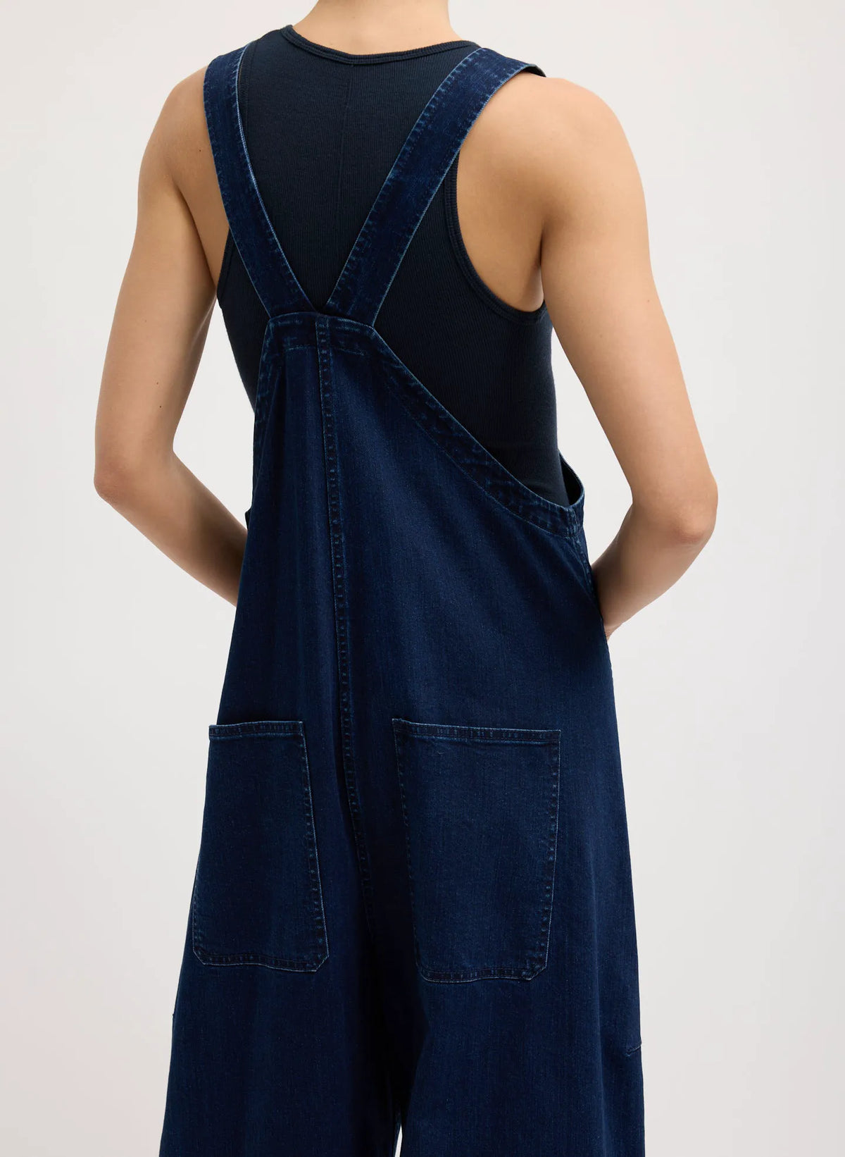 Classic Indigo Denim Jumpsuit