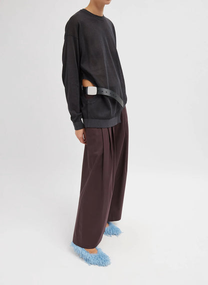 Crispy Sweater With Cut Out Detail