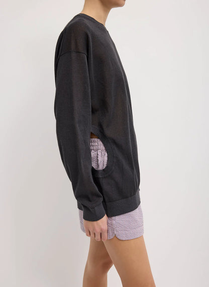 Crispy Sweater With Cut Out Detail