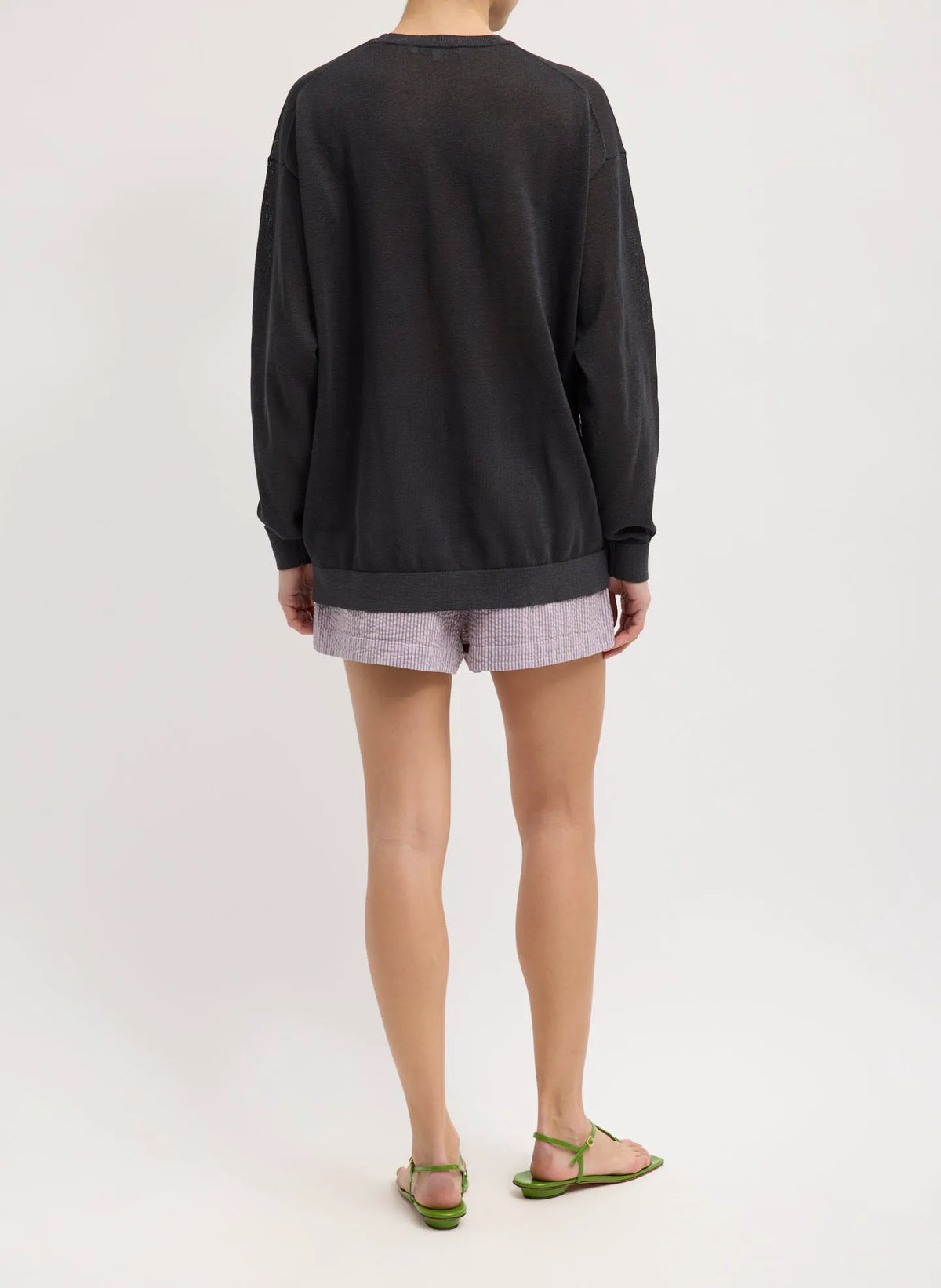 Crispy Sweater With Cut Out Detail