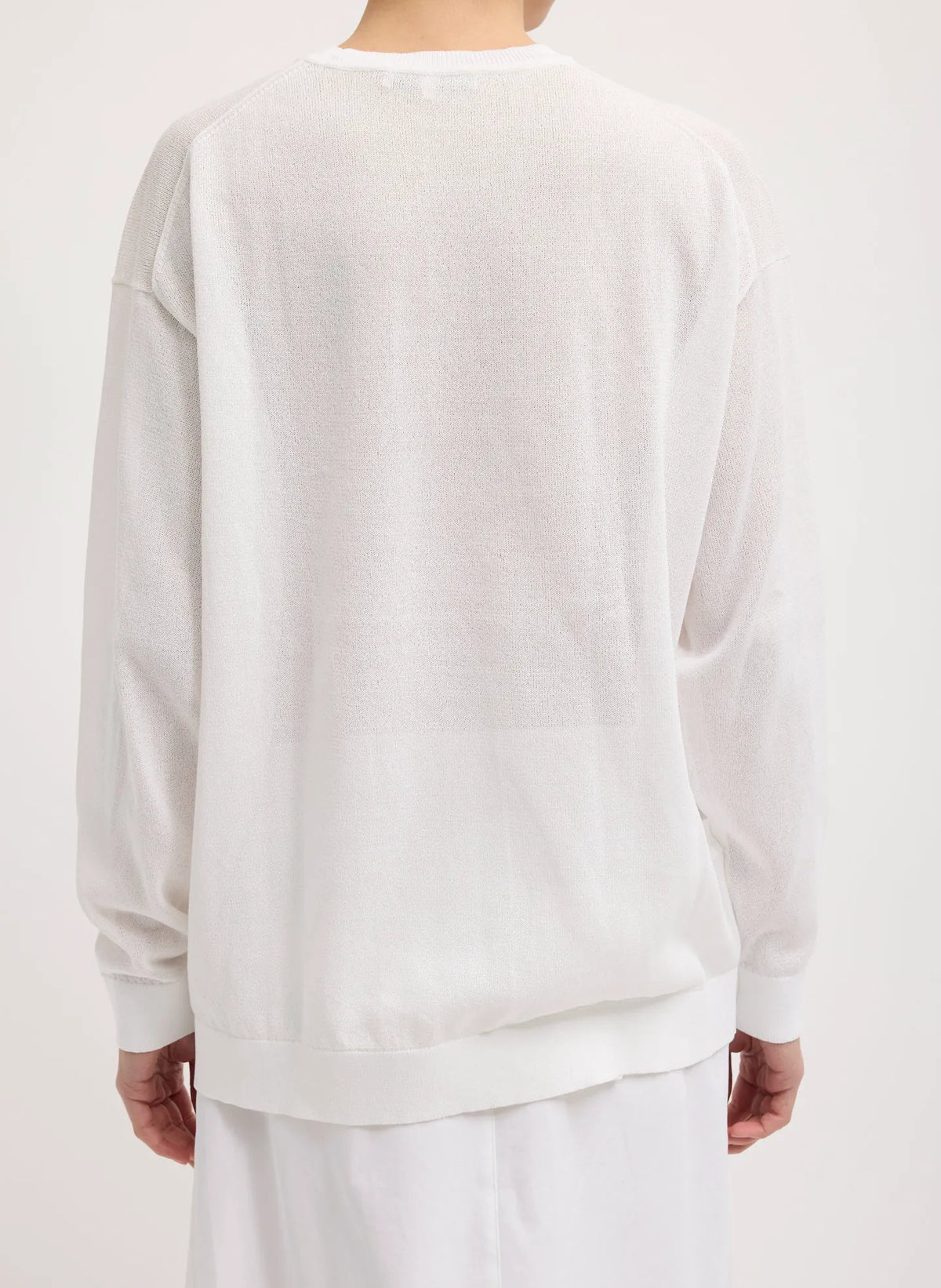 Crispy Sweater With Cut Out Detail