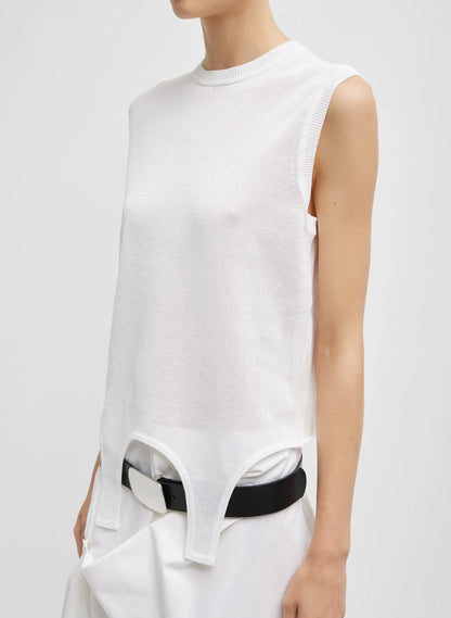 Crispy Sleeveless Sweater