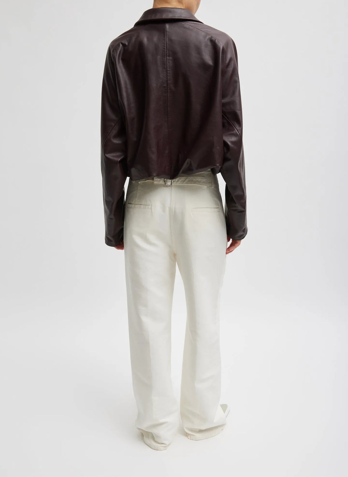 Distressed Garment Dyed Cotton Dobby Barry Jean