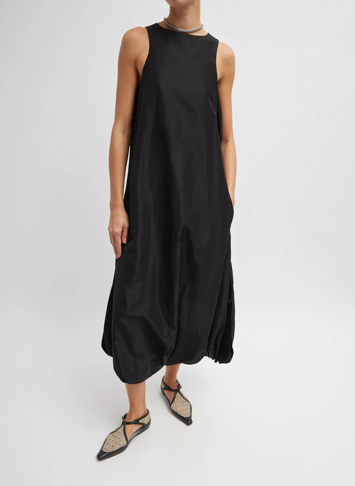 Italian Sporty Nylon Jalouise Dress