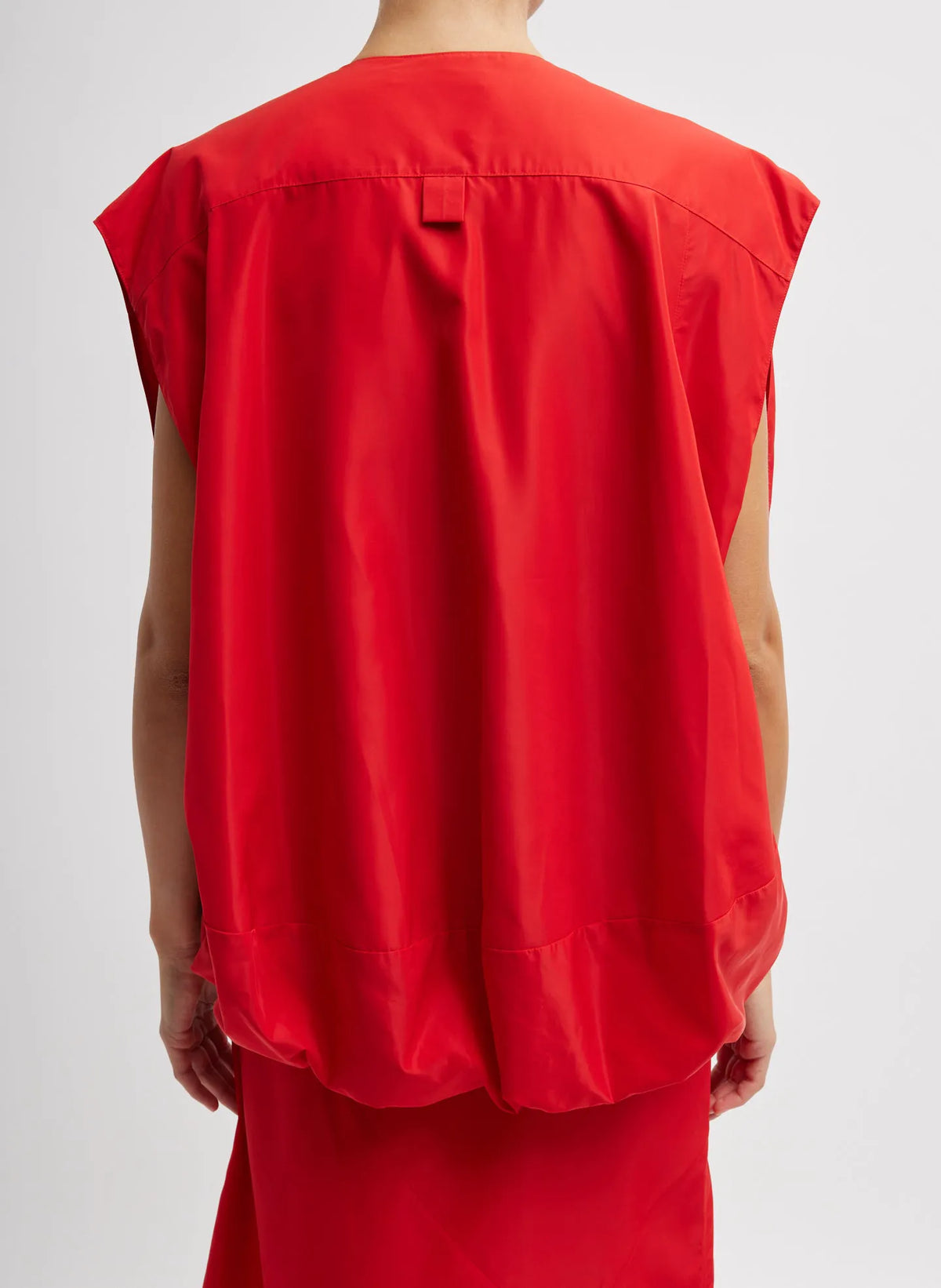 Italian Sporty Nylon Sleeveless Blousant Vest