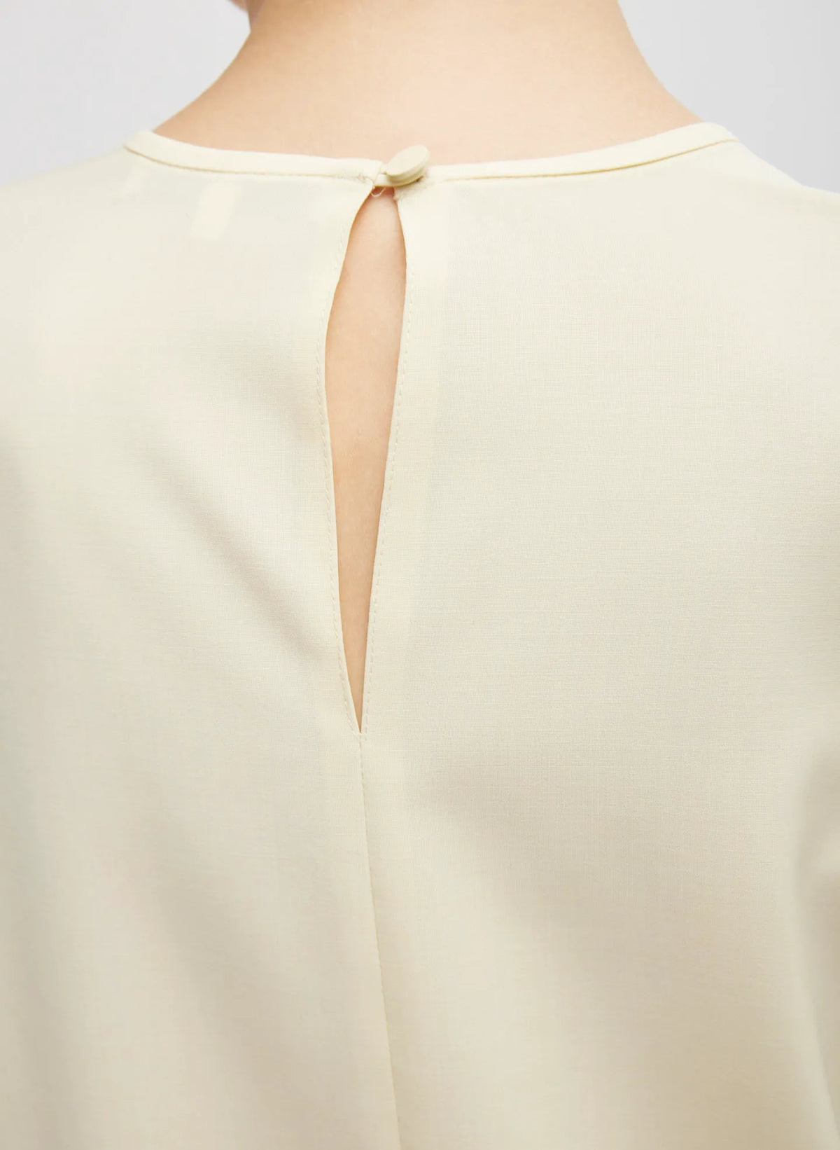 Tropical Wool Tie Front T-Shirt