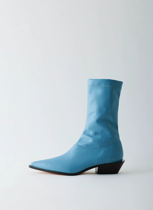Leo Faux Nappa Stretch Low Boot